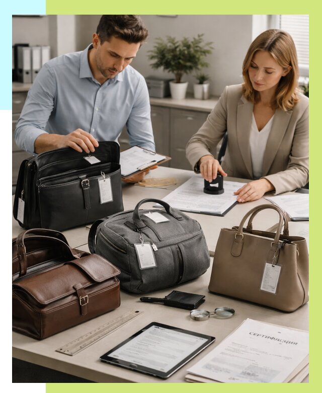 Сертификация сумок в Железногорске от 7753 руб. | Алешин-Жлр