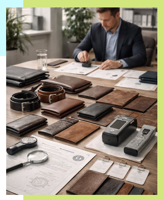 Сертификация кожаных изделий в Железногорске от 12404 р. | Алешин-Жлр