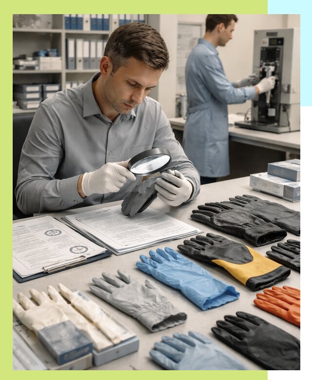 Сертификация перчаток и средств защиты продукции в Железногорске