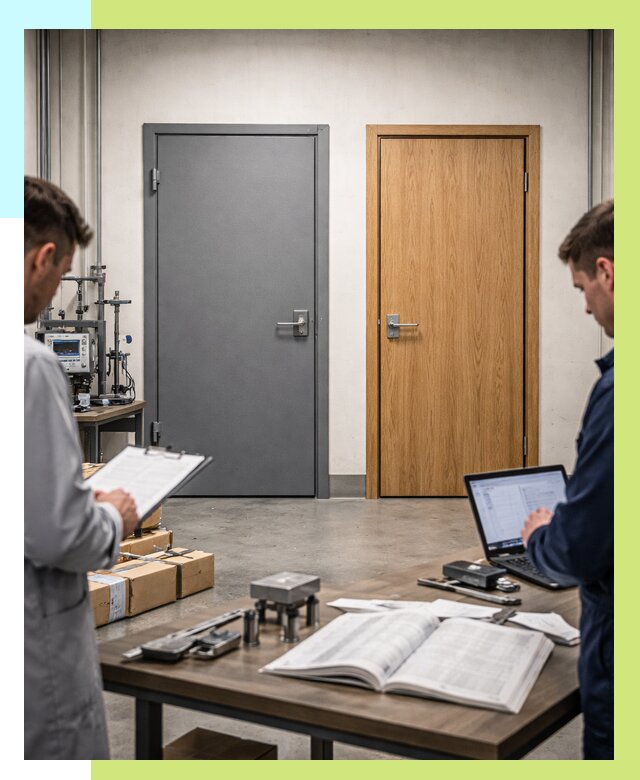 Сертификация дверей в Железногорске от 8270 р. под ключ | Алешин-Жлр