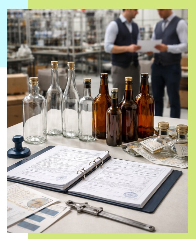 Сертификация стеклянных бутылок в Железногорске от 25843 р. | Алешин-Жлр