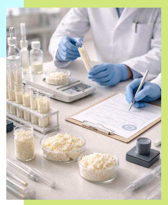 Сертификация творога в Железногорске от 12404 р. под ключ | Алешин-Жлр