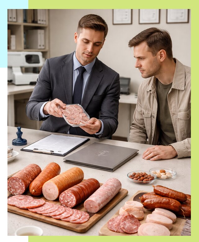 Сертификация колбасных изделий в Железногорске от 7753 р. | Алешин-Жлр