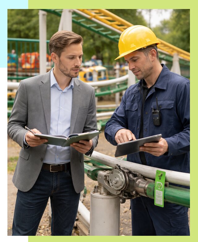 Сертификация аттракционов в Железногорске от 46517 р. | Алешин-Жлр