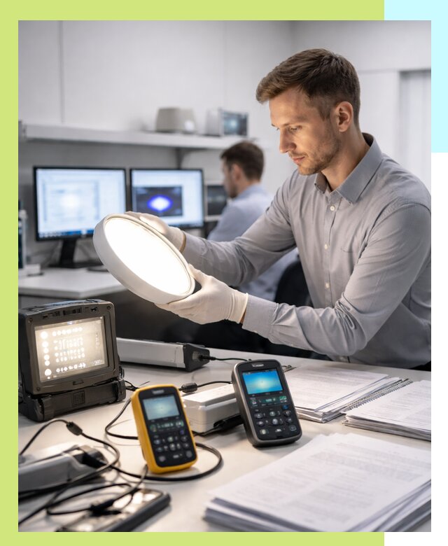 Сертификация светильников в Железногорске: испытания и оформление