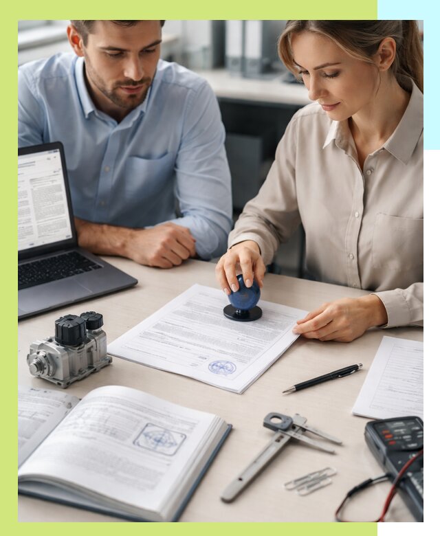 Выдача паспорта изделия и техническая экспертиза продукции в Железногорске