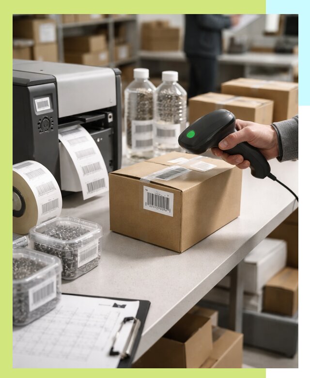 Штрихкодирование продукции и маркировка для продажи в Железногорске