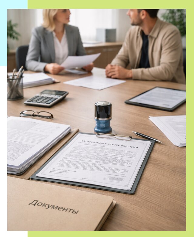 Сертификат соответствия на продукцию в Железногорске от 15506 р.|Алешин-Жлр