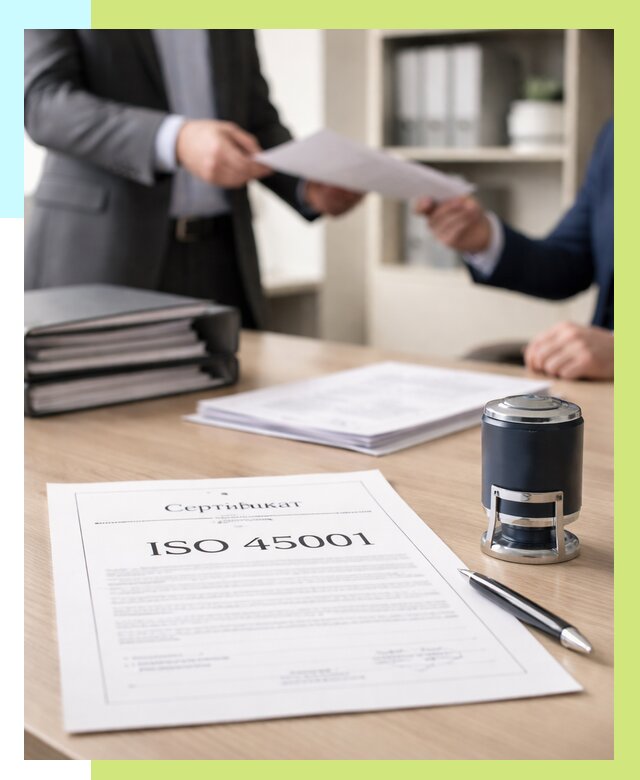 Сертификат ISO 45001 в Железногорске под ключ от 46517 р. | Алешин-Жлр