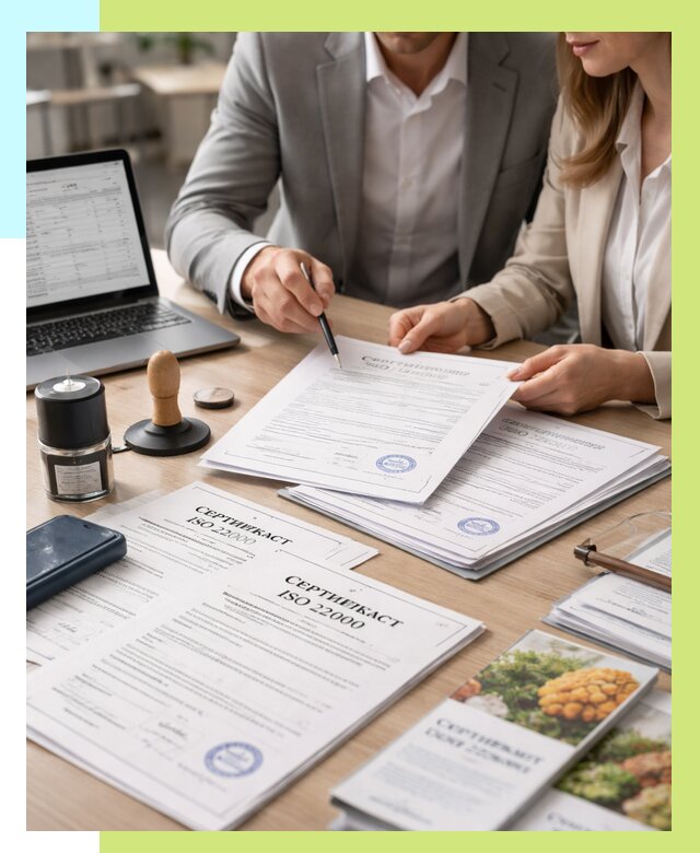 Сертификат ISO 22000 в Железногорске от 41348 р. под ключ | Алешин-Жлр