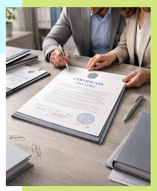 Сертификат ISO 22301 в Железногорске от 46517 р. | Алешин-Жлр срочно